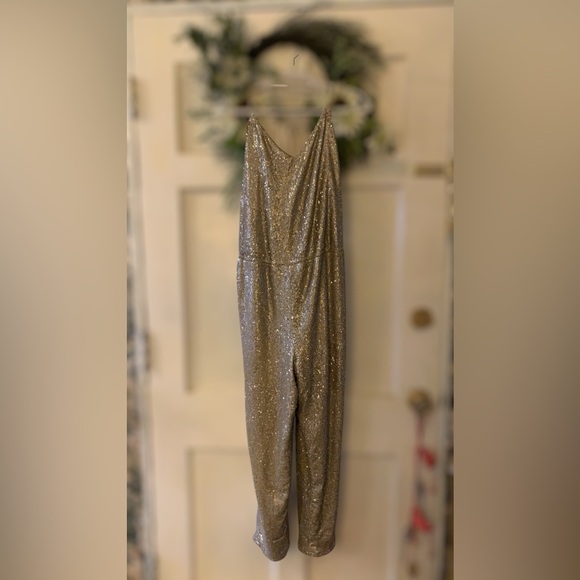 NWT Free People Sequin Jumpsuit - Picture 7 of 10